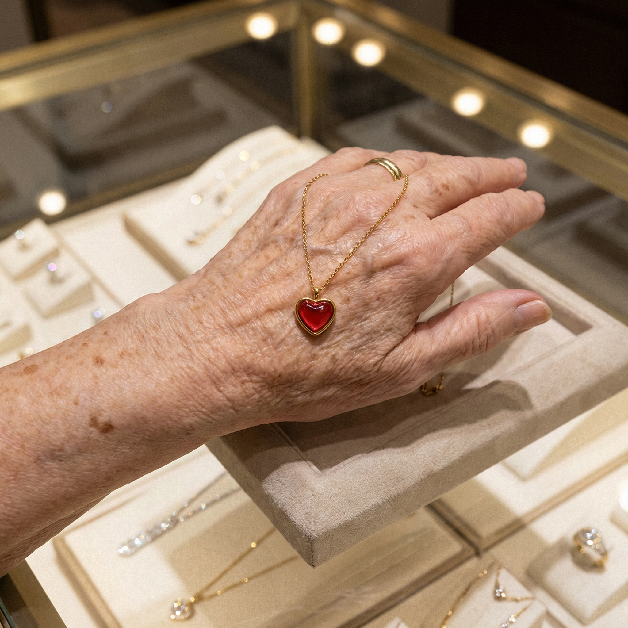 Azalea – Delicata Collana con Pendente a Goccia Scintillante